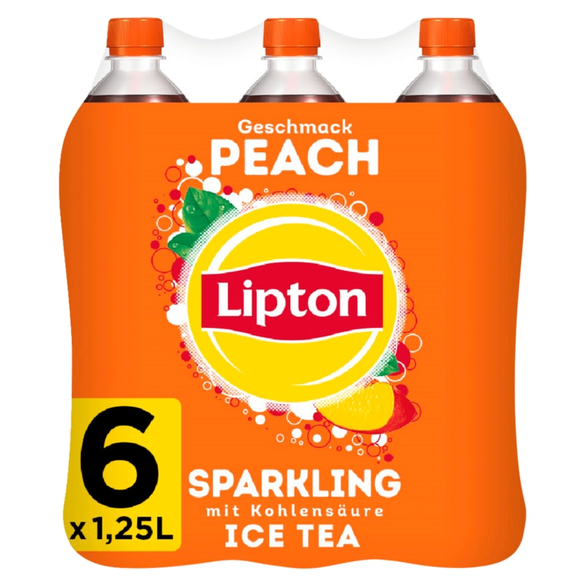 Lipton Ice Tea Sparkling Peach 6x1,25l